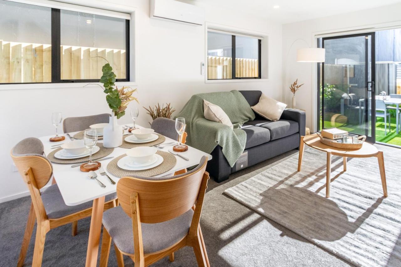 Modern Townhouse Cashel Street 2 Bed 2 Bath Apartment Christchurch Exterior foto