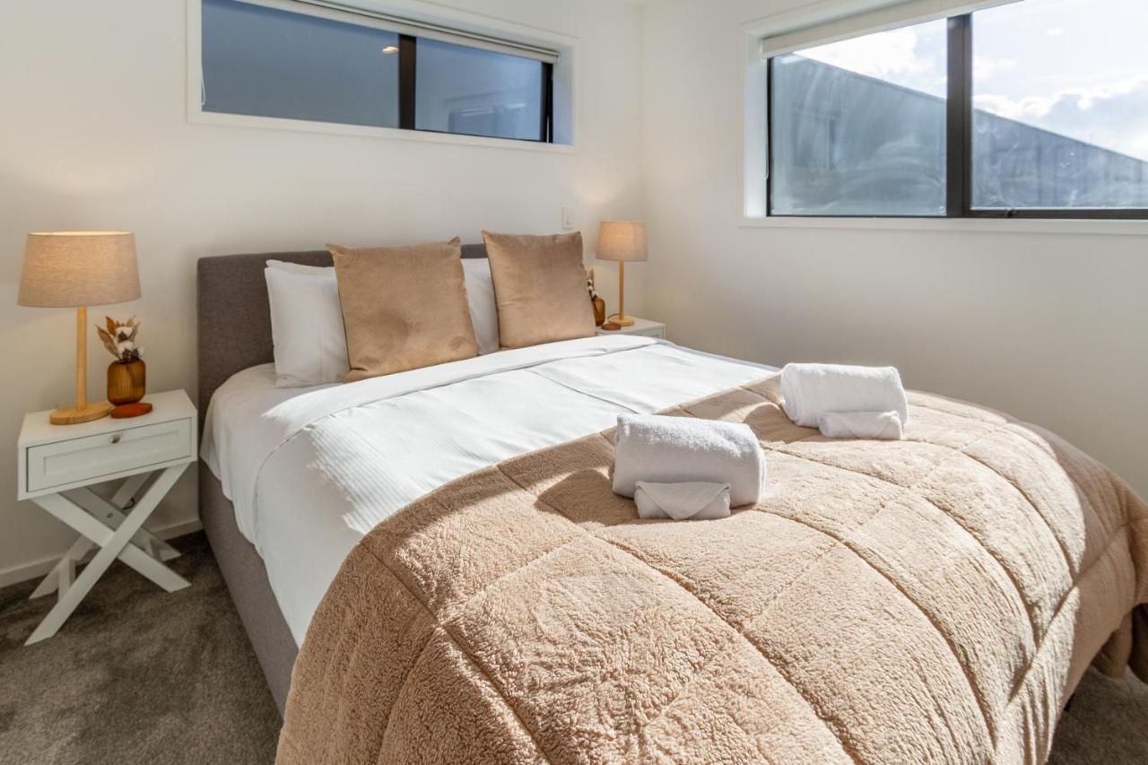 Modern Townhouse Cashel Street 2 Bed 2 Bath Apartment Christchurch Exterior foto